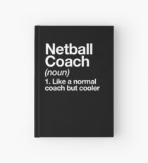 Netball-Trainer-lustiger Definitions-Trainer-Geschenk-Entwurf Notizbuch