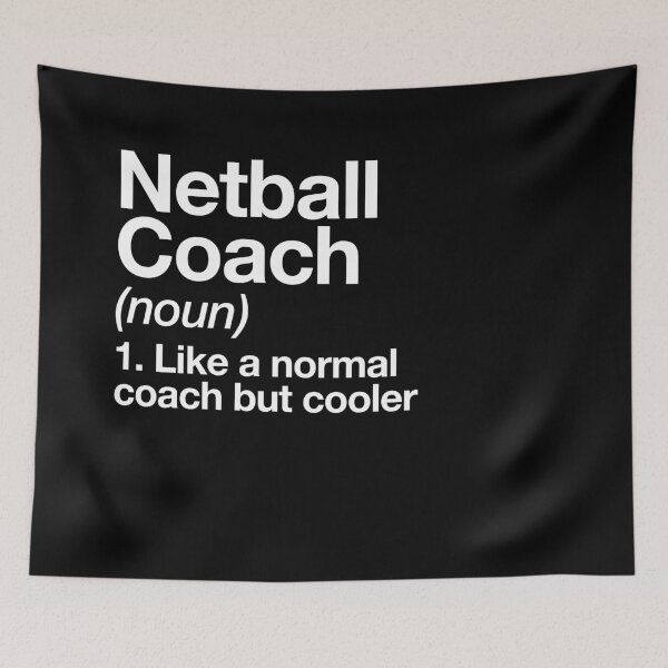 Item preview, Netball Coach Funny Definition Trainer Gift Design designed and sold by yesqueen.