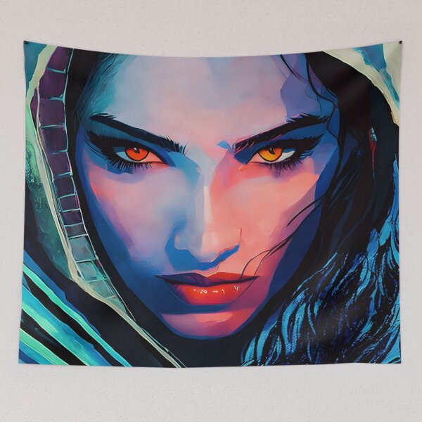 Item preview, A Portrait of an Brown Eyed Bold Woman designed and sold by ElLocoMus.