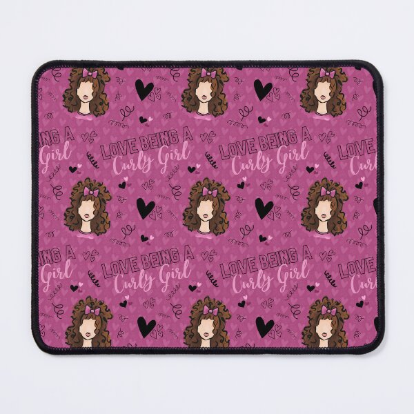 Item preview, Love Being a Curly Girl (Brown) designed and sold by Curly-Cuties.