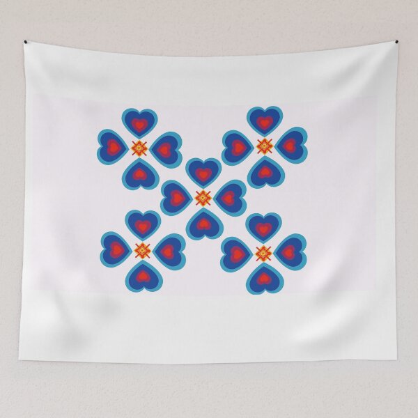 Item preview, Heart pattern retro style 62 designed and sold by Bakkia.