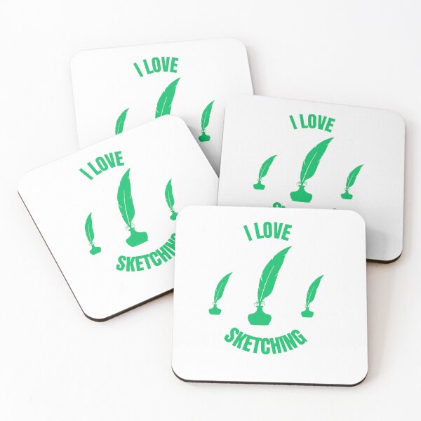 Item preview, I love sketching designed and sold by Inspiring-A-D.