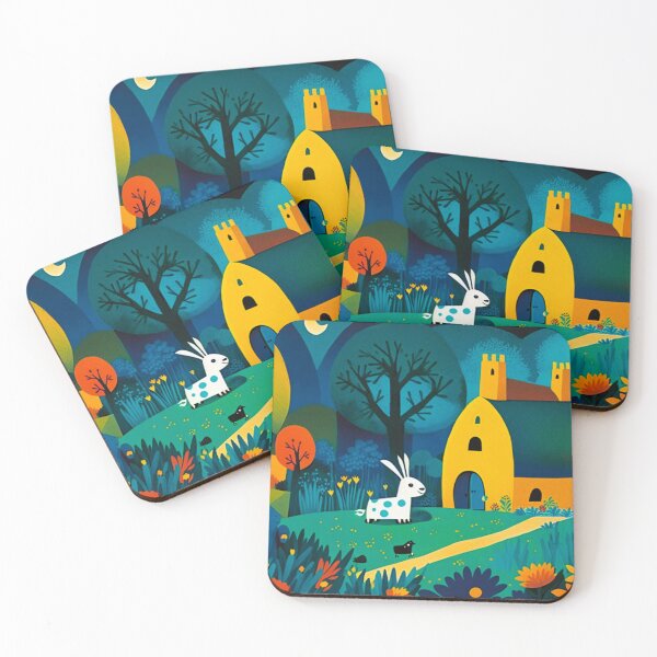 Artikelvorschau, Adorable colorful whimsical wide scene artwork #4 entworfen und verkauft von Artistic Pandas.