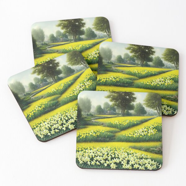 Item preview, A Field of March Daffodils designed and sold by FamiliarPufferfish.