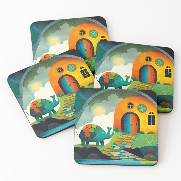 Artikelvorschau, Adorable colorful whimsical wide scene artwork #6 entworfen und verkauft von Artistic Pandas.