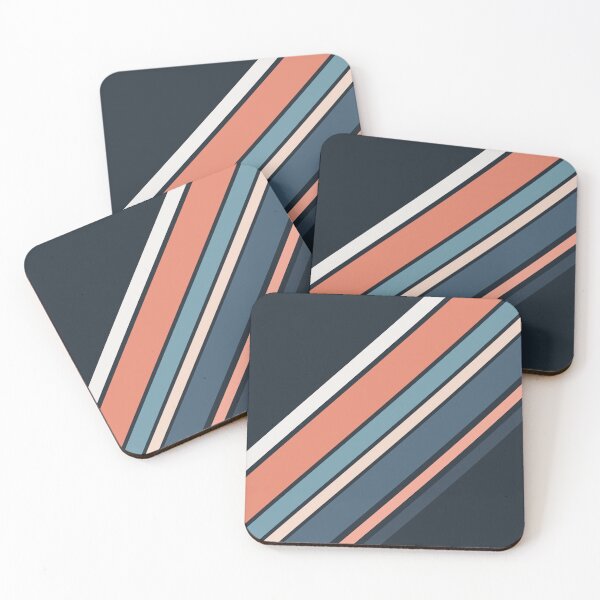 Item preview, Diagonal retro style stripes design designed and sold by BattaAnastasia.