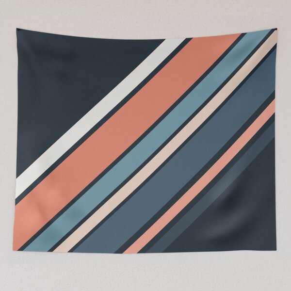 Item preview, Diagonal retro style stripes design designed and sold by BattaAnastasia.