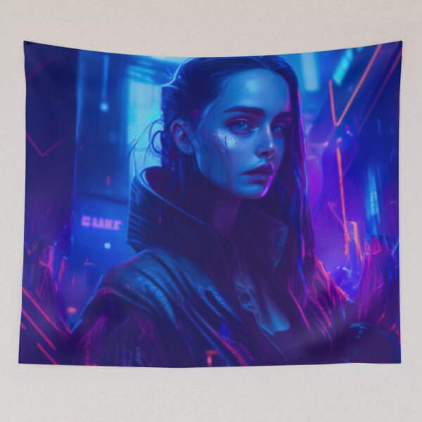 Item preview, Wednesday Addams Cyberpunk 2 designed and sold by FattoAMano.