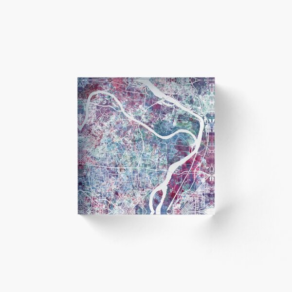 Item preview, Ferguson map designed and sold by MapMapMaps.