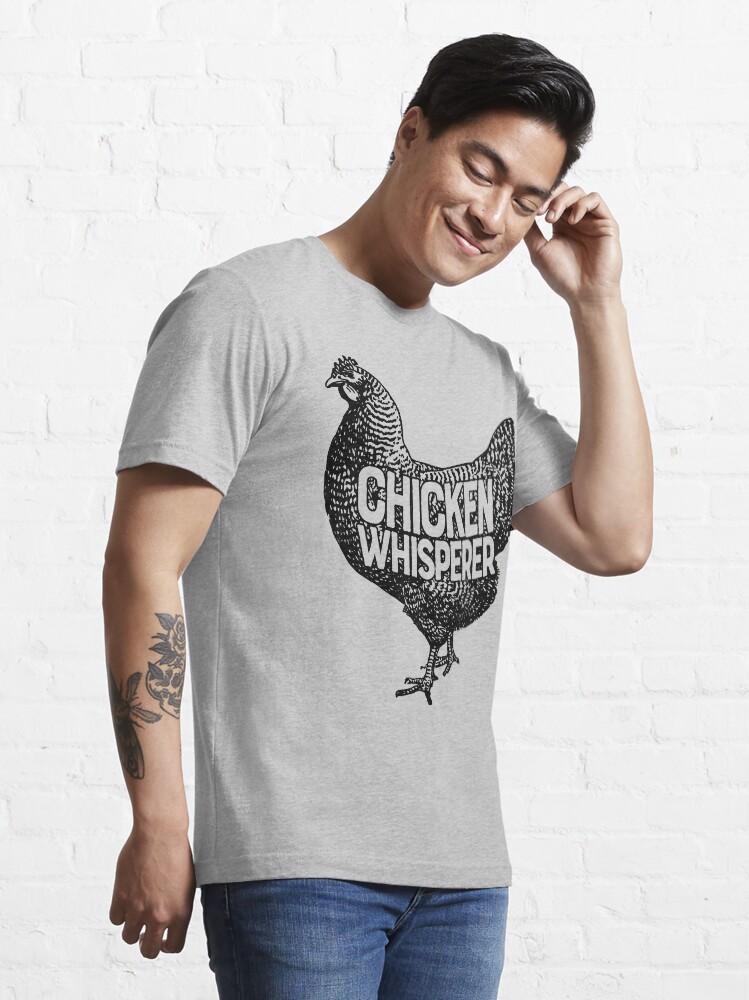 Alternate view of Chicken Whisperer Shirt Funny Farming Farm Poultry Gifts T-shirt for Farmers or Chicken Lovers Essential T-Shirt