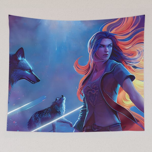 Item preview, A Portrait of an Wolf Woman designed and sold by ElLocoMus.