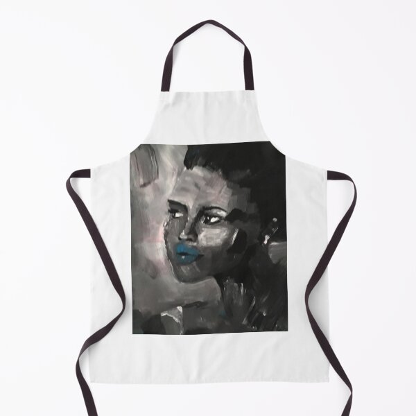 Item preview, Woman with the blue lips designed and sold by ShellbyBerryArt.