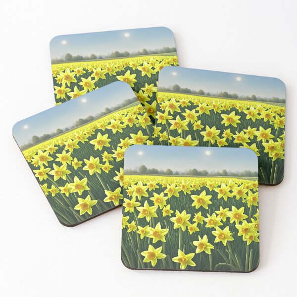 Item preview, A Field of Daffodils for March designed and sold by FamiliarPufferfish.