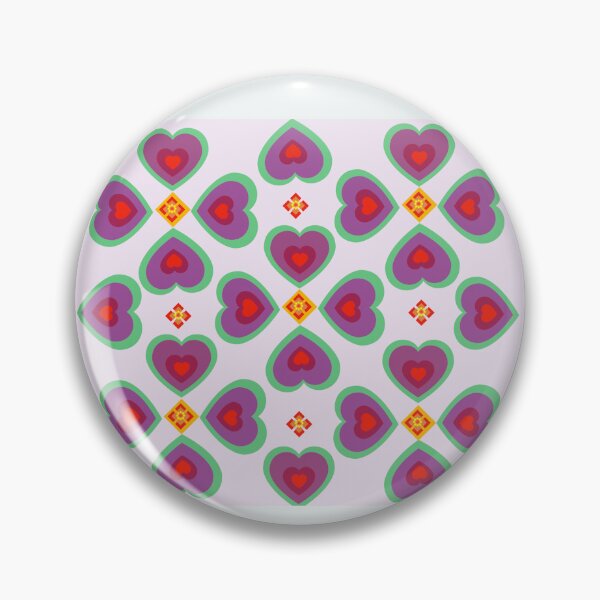 Item preview, Heart pattern retro style 63 designed and sold by Bakkia.