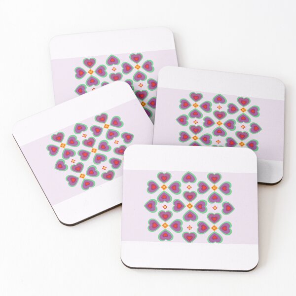 Item preview, Heart pattern retro style 63 designed and sold by Bakkia.