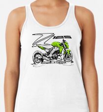 Z125 PRO - Süßigkeit Limettengrün Racerback Tank Top