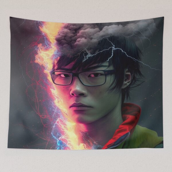 Item preview, Elektrik Portrait 18 designed and sold by MartianBunnyH.