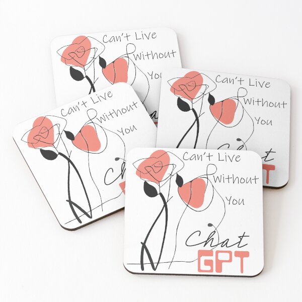 Item preview, ChatGPT | ChatGPT love | Can't live without you | AI love | AI language model | flower art | floral love | graphic design | unique designed and sold by ArtPowTech.