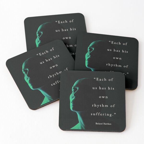 Item preview, Roland Barthes quote: Each of us has his own rhythm of suffering. designed and sold by artbleed.