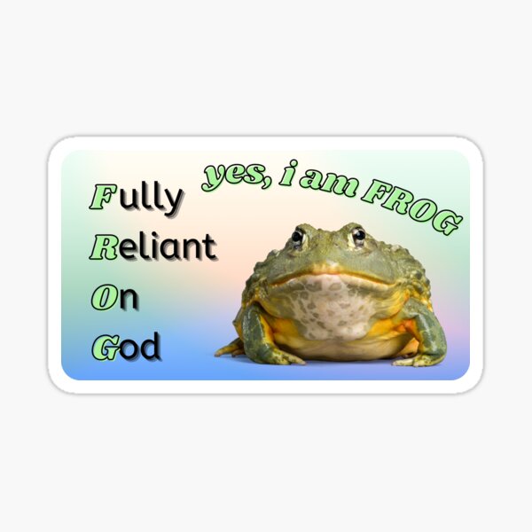 Item preview, yes, i am frog designed and sold by beepersqueeper.