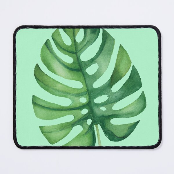 Item preview, Watercolor on big monstera leaf designed and sold by empiricstar.