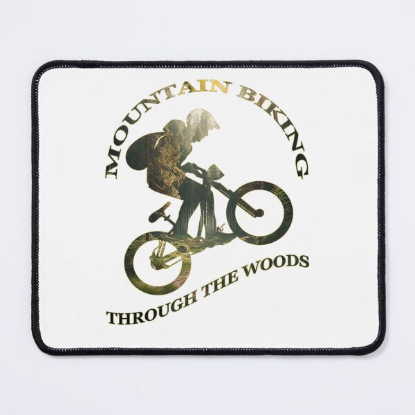 Item preview, Mountain Biking in the Woods designed and sold by siren-of-melet.