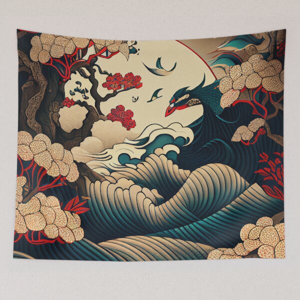 Item preview, Traditional Japanese Paintings. designed and sold by The-Dark-Art.