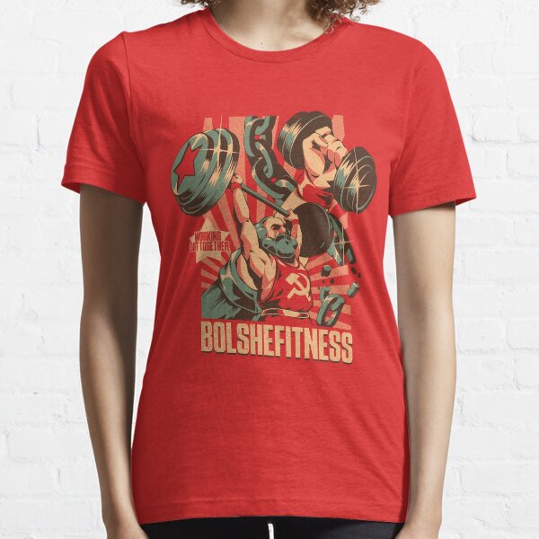 Vista previa del artículo con la obra «Bolshefitness», diseñado y vendido por Ilustrata®.