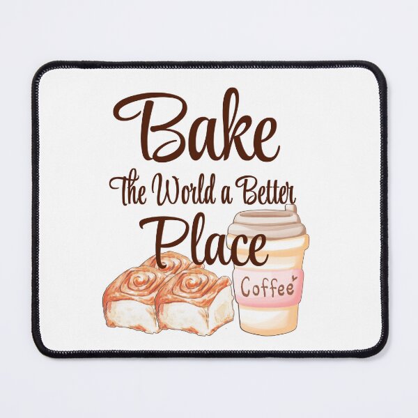 Item preview, Bake The World a Better Place Sticker/ Bake The World a Better Place T-Shirt/ Baking Apron/ Bakers Mug/Culinary Student Gifts/ Bakers Gifts/ Bake Shop Decor/ Baking Lovers Apron Gift designed and sold by KingdomKubs.