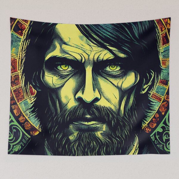 Item preview, The Mad Monk (Variation 2) designed and sold by OccultDreams.