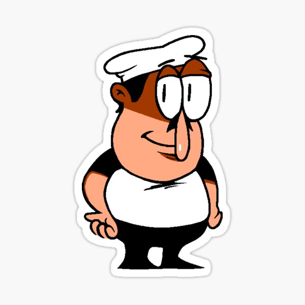 Stressed Peppino (Pizza Tower) | Sticker