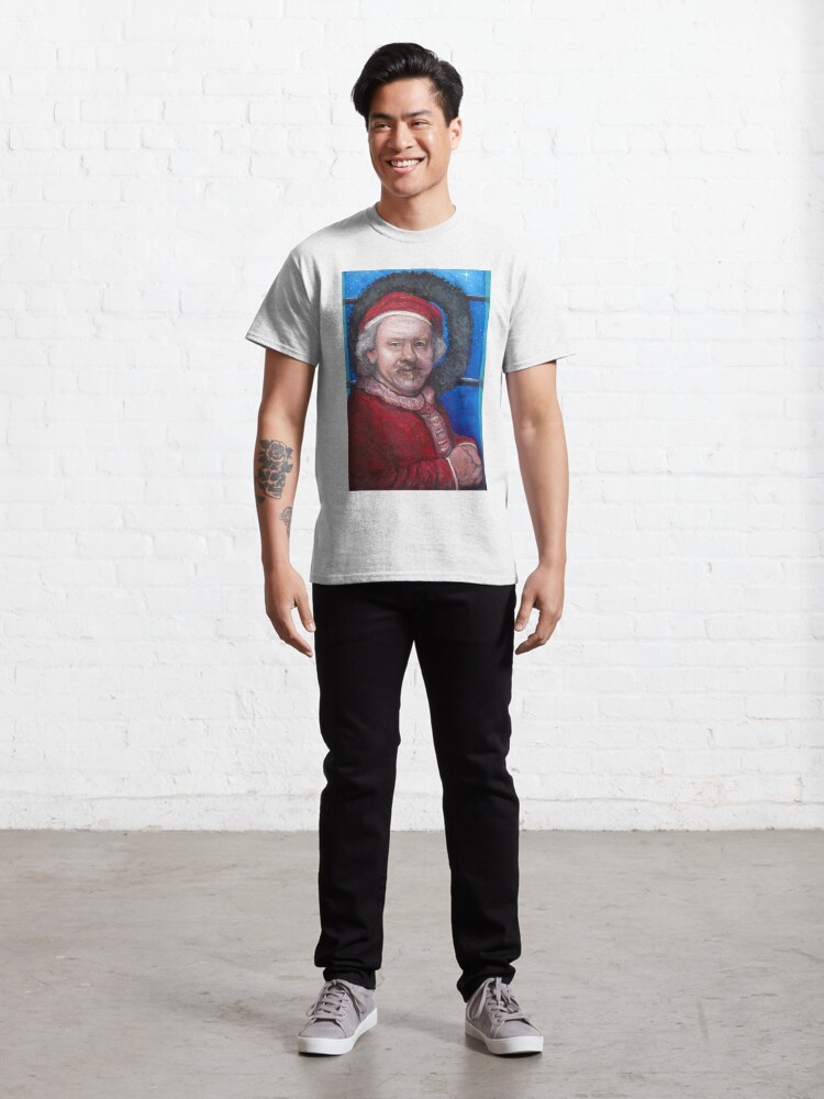 Alternate view of Rembrandt Santa Classic T-Shirt