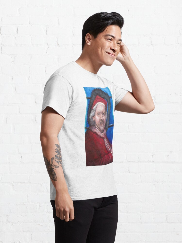 Alternate view of Rembrandt Santa Classic T-Shirt