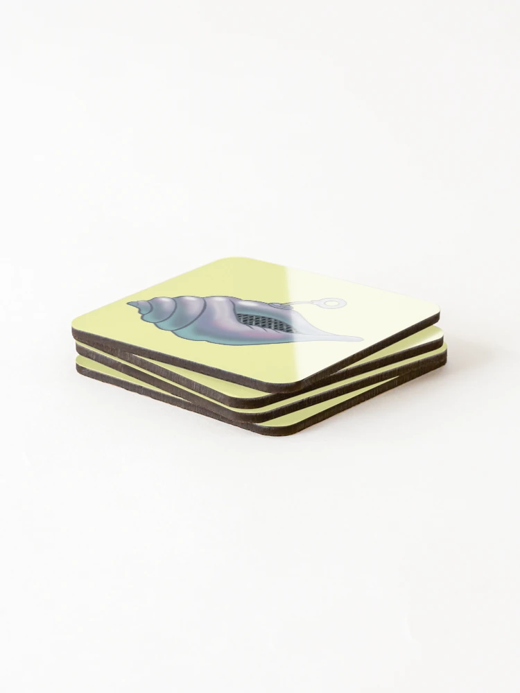Thumbnail 4 of 5, Coasters (Set of 4), Magic Conch Shell designed and sold by Meo7643.
