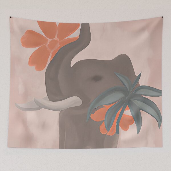 Item preview, Earth tones elephant designed and sold by ibelieveimages.