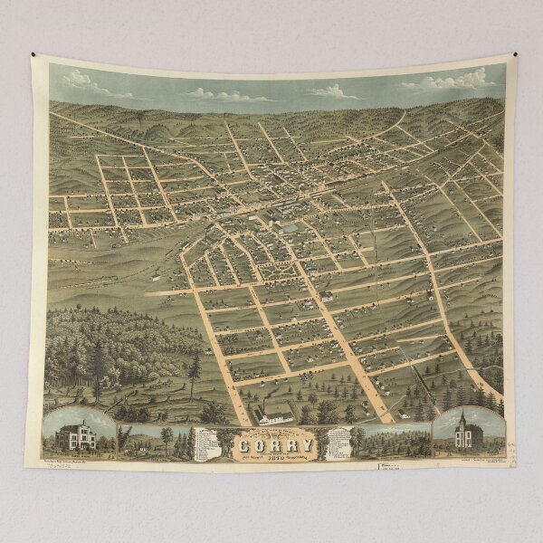 Item preview, Corry, Pennsylvania (1870) designed and sold by allhistory.
