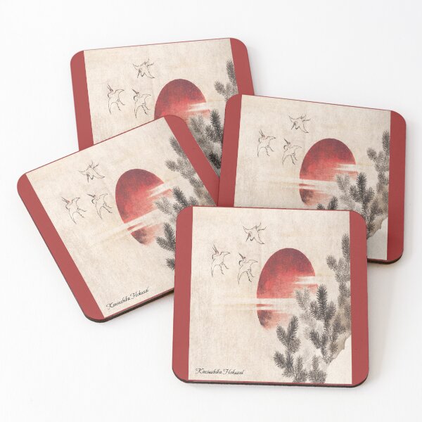 Item preview, Famous Artist - Katsushika Hokusai: Birds and Sunset (1814) designed and sold by mturns57.