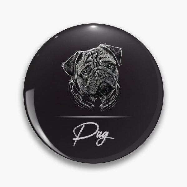 Item preview, Pug Portrait designed and sold by Best-Breeds.