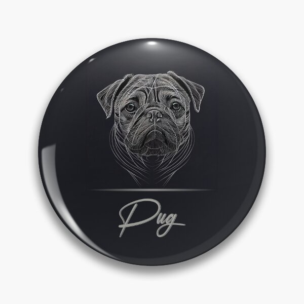 Item preview, Elegant Pug designed and sold by Best-Breeds.