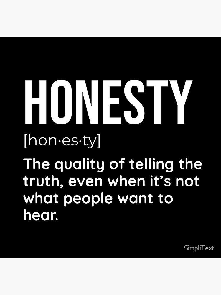 Thumbnail 3 of 3, Poster, Honesty: Telling the Truth, Even When It's Inconvenient designed and sold by SimpliText.