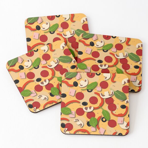 Item preview, Pepperoni Pizza Pattern designed and sold by CreativeBridge.