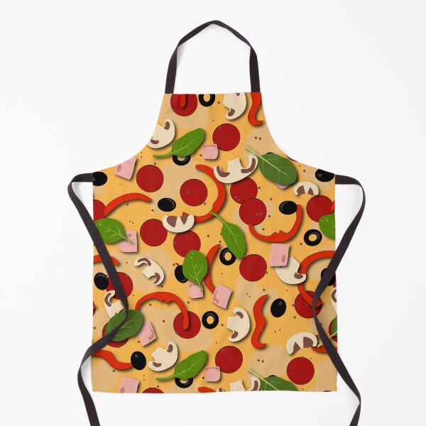 Artikelvorschau, Pepperoni-Pizza-Muster entworfen und verkauft von CreativeBridge.