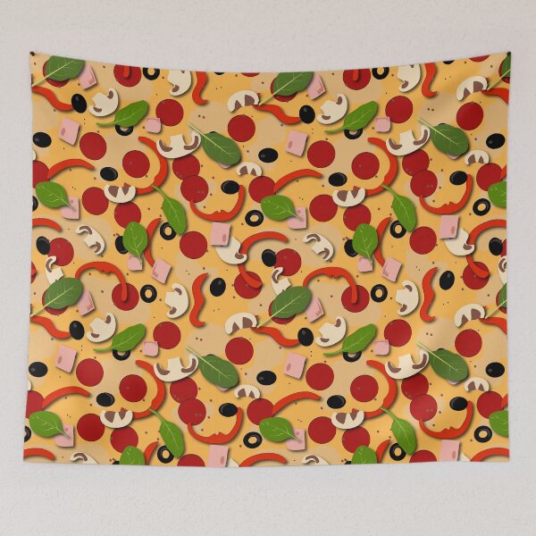 Item preview, Pepperoni Pizza Pattern designed and sold by CreativeBridge.