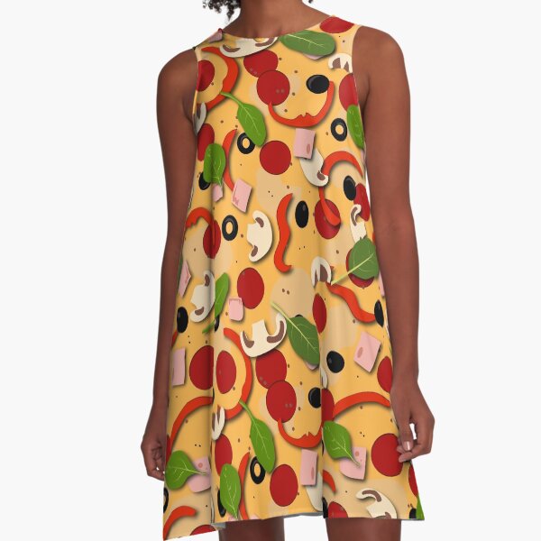Artikel-Vorschau von Pepperoni-Pizza-Muster, designt und verkauft von CreativeBridge.