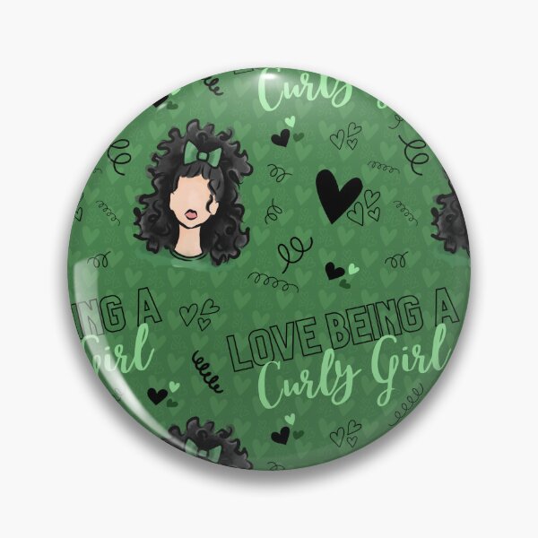 Item preview, Love Being a Curly Girl (Black) designed and sold by Curly-Cuties.