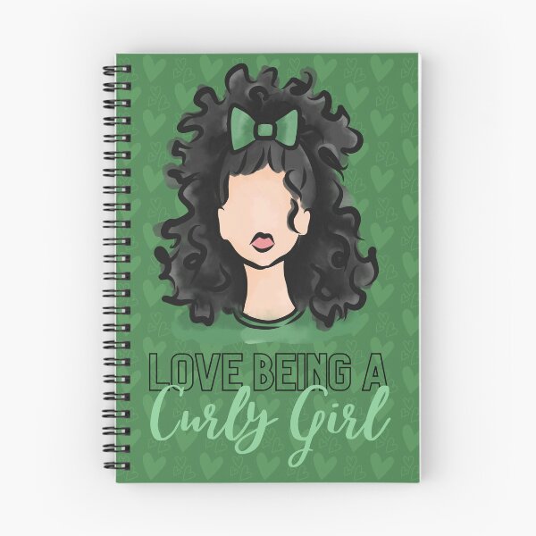 Item preview, Love Being a Curly Girl (Black) designed and sold by Curly-Cuties.