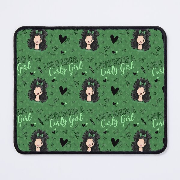 Item preview, Love Being a Curly Girl (Black) designed and sold by Curly-Cuties.