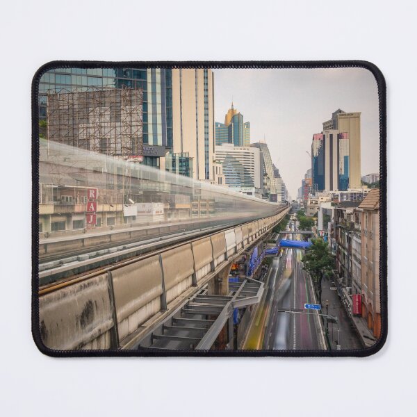 Item preview, Sukhumvit Road and Skytrain at Daytime designed and sold by Stefan Lenz.