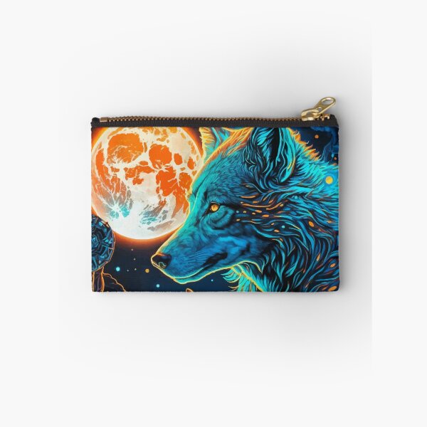 Item preview, Wolf fantasy world glowing tarot designed and sold by Visual-wallart.