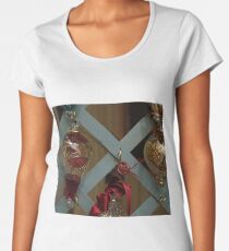 Bauble and Ribbon Women's Premium T-Shirt